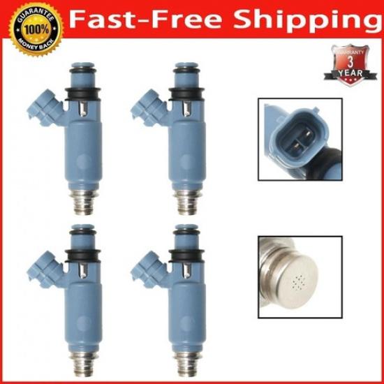 4PCS Fuel Injector 16611AA521 For Subaru Impreza 2.0L H4 Turbocharged 2002-2005