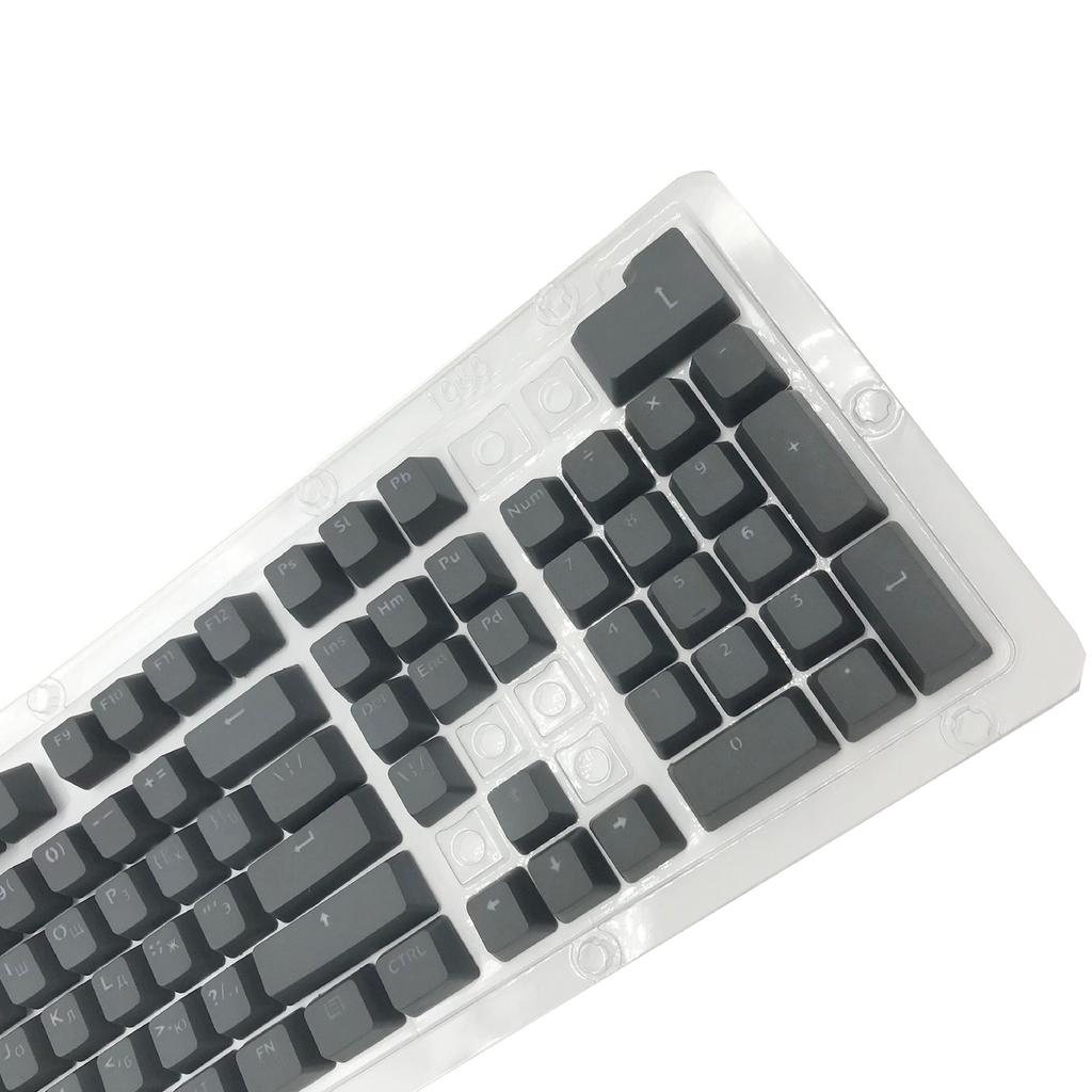 Gaming Custom Keycap Dye Sublimation PBT Keycap Set Double Shot Russian Backlight PBT Mechanical Keyboard 104Key Durable