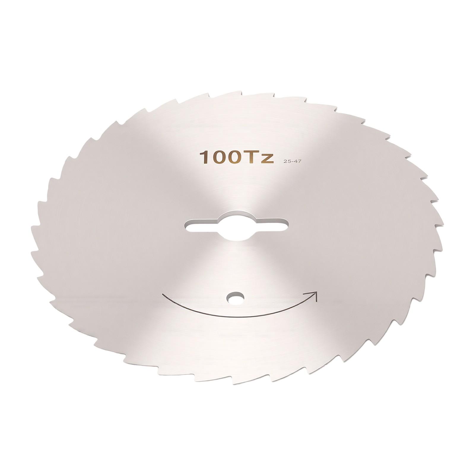 Lame de découpe de viande dentée pour machine portative, 100 MM