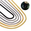 3Mm Stainless Steel Keel Chain Necklace Men Women Necklace Jewelry Gift