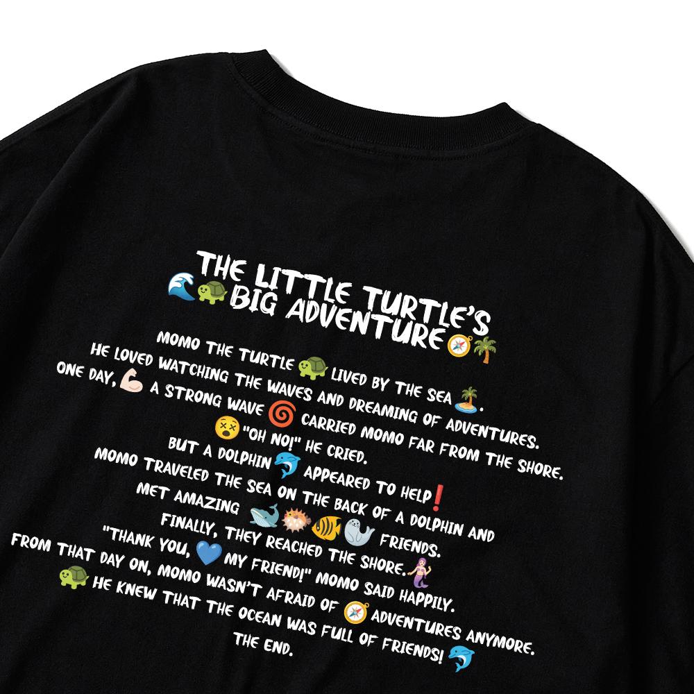 Seupeullaesikodeu Black Short Sleeve T-Shirt - Momo'S Big Adventure