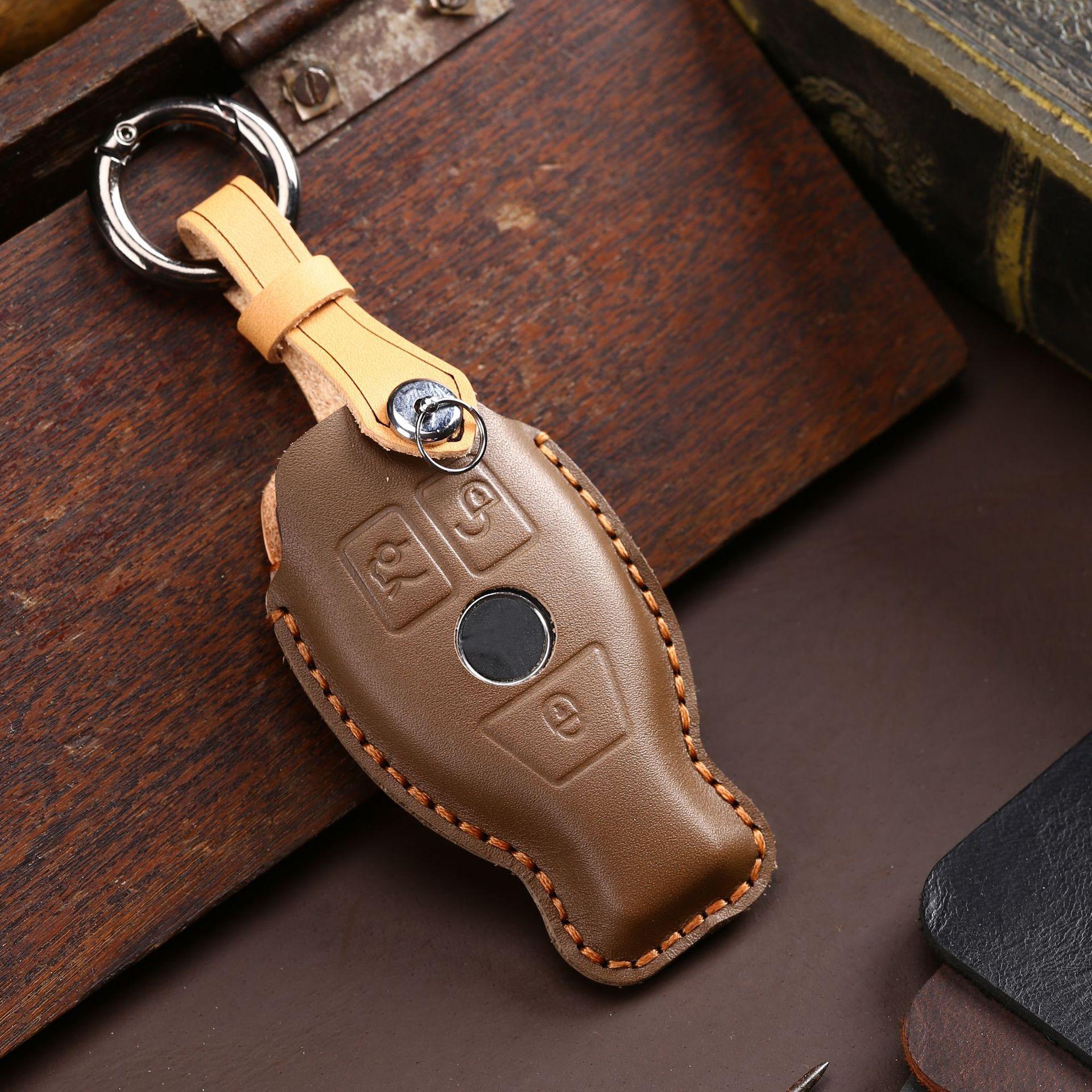 

Чехол для автомобильных ключей для Mercedes Benz Viano ML 320 350400 500 GL 350 400500 R 300L 320 350L400SLC 200 260 300 SLC SL400 чёрный