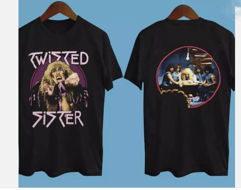 Twisted Sister Stay Hungry Tour T shirt new 2 sided mom gift gift fan Unisex T-Shirt L
