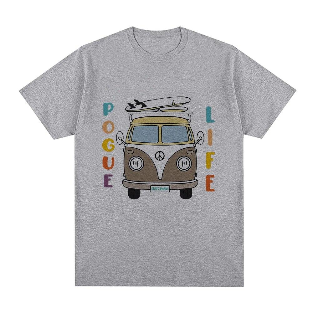 Tricou Outer Banks 3 pentru femei, tricou estetic amuzant cu grafic Pogue Life, tricou unisex OBX North Carolina, vintage, casual, din bumbac