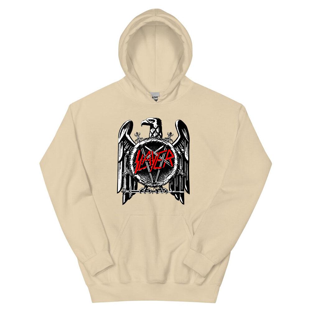 Slayer Heavy Mental Band Hoodies Winter Fleece Hooded Sweatshirts Long Sleeve Casual Men/Women Pullovers Hip Hop