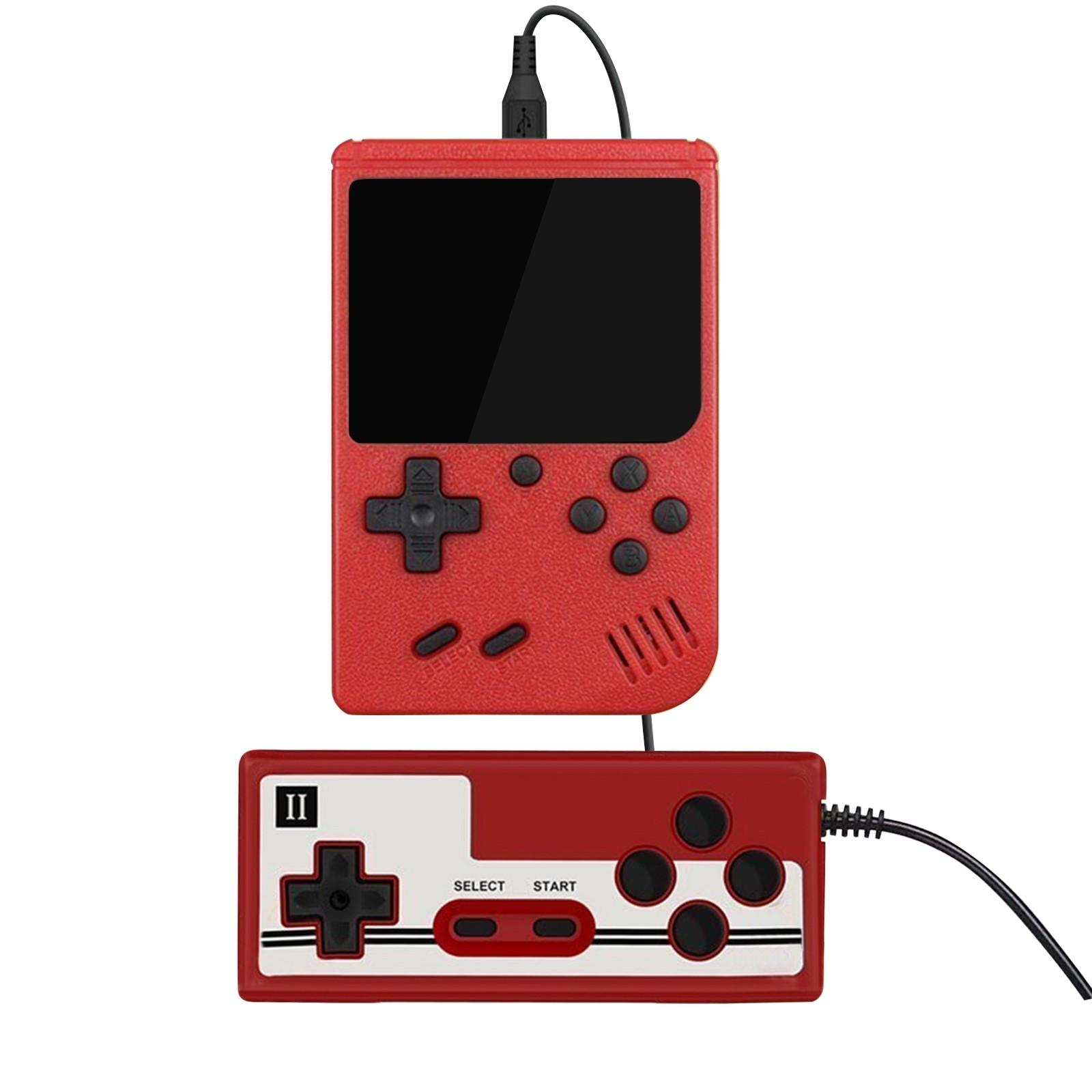 

Портативная игровая консоль 400 в 1, детская ностальгическая игра для одного и двух игроков One Size красный