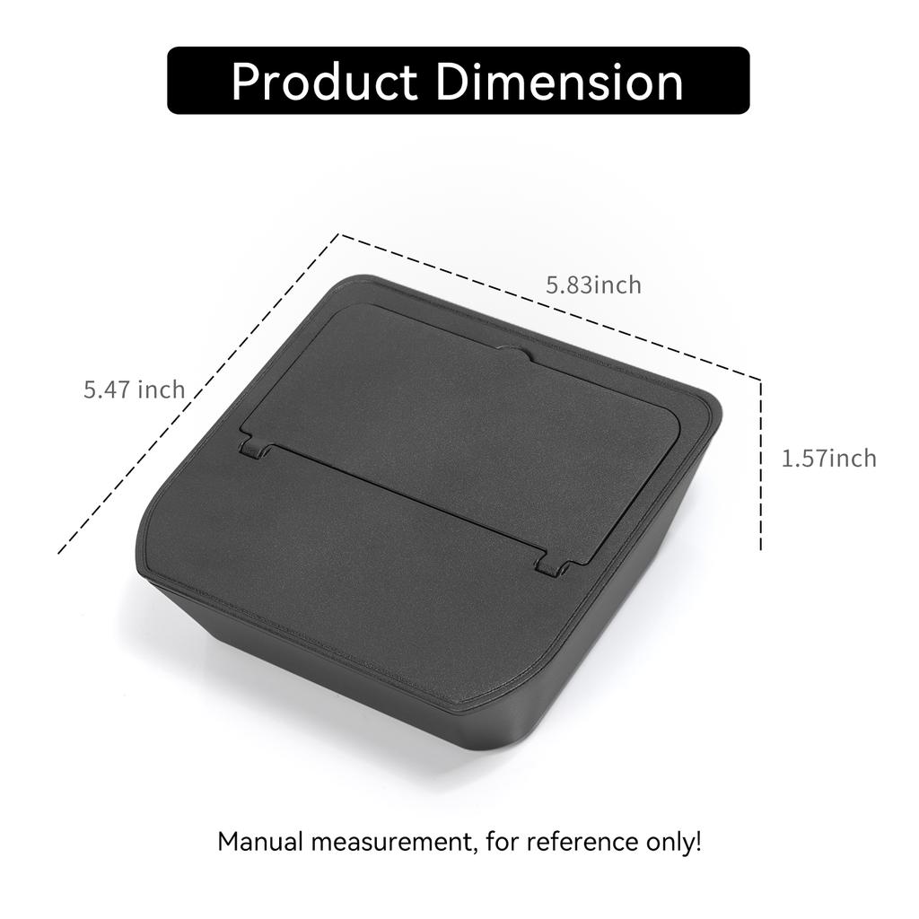 Pro Toyota Land Cruiser Prado 250 2025 2025 LC250 J250 Vložka úložného boxu loketní opěrky do auta Skrytý podnos Interiérové doplňky Černá