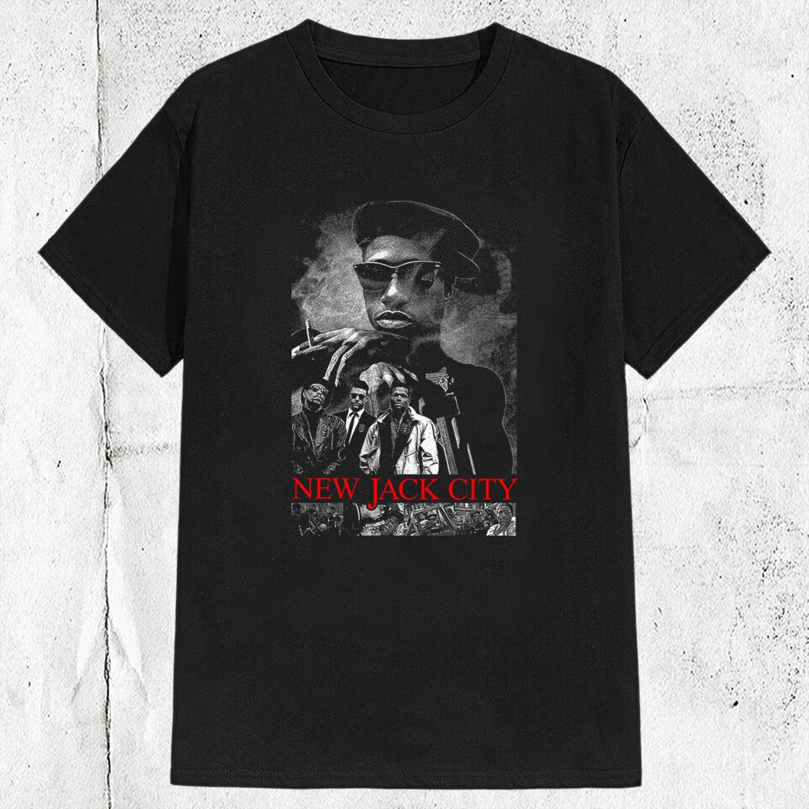 90s New Jack City American Crime Movie T shirt S