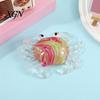 Decompression Toy Crab Squeeze Slow-Rising TPR Fidget for Stress Relief Elastic Pinch Cute Transparent Claws Portable Gadget Kids Adults