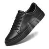 Fashion Mens Oxford Shoes Genuine Leather Lace Up Outdoor Sports Shoes High Quality Soft Sole Comfortable Walking Skateboarding Shoes