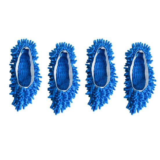 2 Pairs Lazy Shoe Cover Strong Dust Absorption Easy To Carry Elastic Wear-Resistant Foot Mops Floor Cleaning Tool