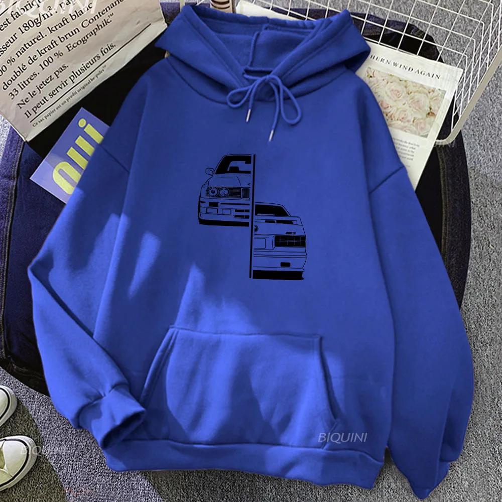 Men Printed Graphic Hoodies Prevalent Autumn Casual Sweatshirt Male Vintage Clothing Comfortable Fleece Tops