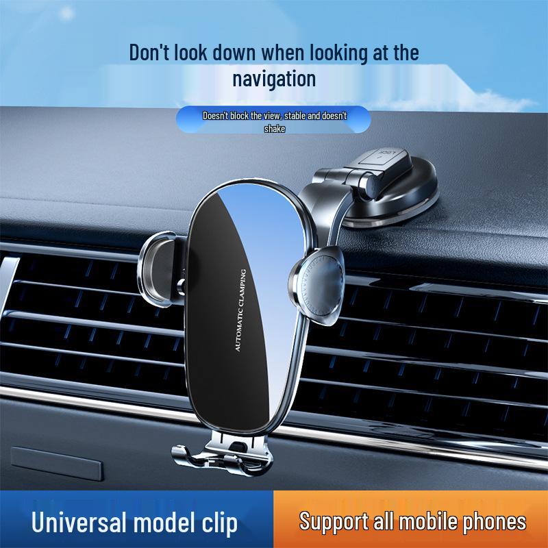 D6 Mechanical Bracket Mobile Phone Holder - Car Air Vent Mount for Navigation