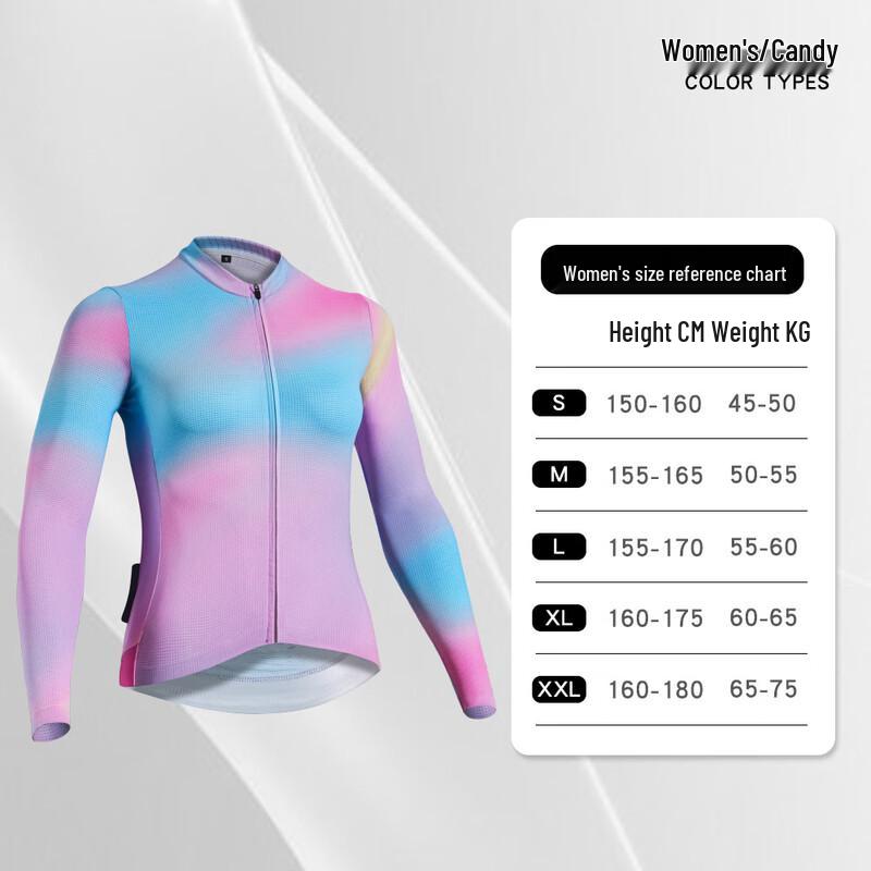 WEZHO Women's Long Sleeve Road Cycling Jersey