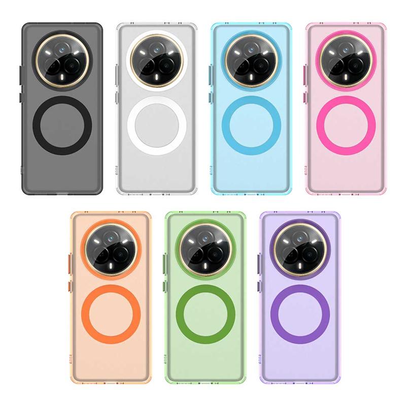 For Realme 14 Pro Plus Deksel OPPO Realme 14 Pro Plus Capas Bumper Trådløs Lading Magnetisk Matt Funda Realme 14 Pro Plus