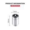 4Pcs 3D Metal Car Wheel Tire Valve Stem Caps Accessories for Mercedes benz W203 W204 W205 W210 W211 W212 W463 W464 W164 W176 CLA VJ1