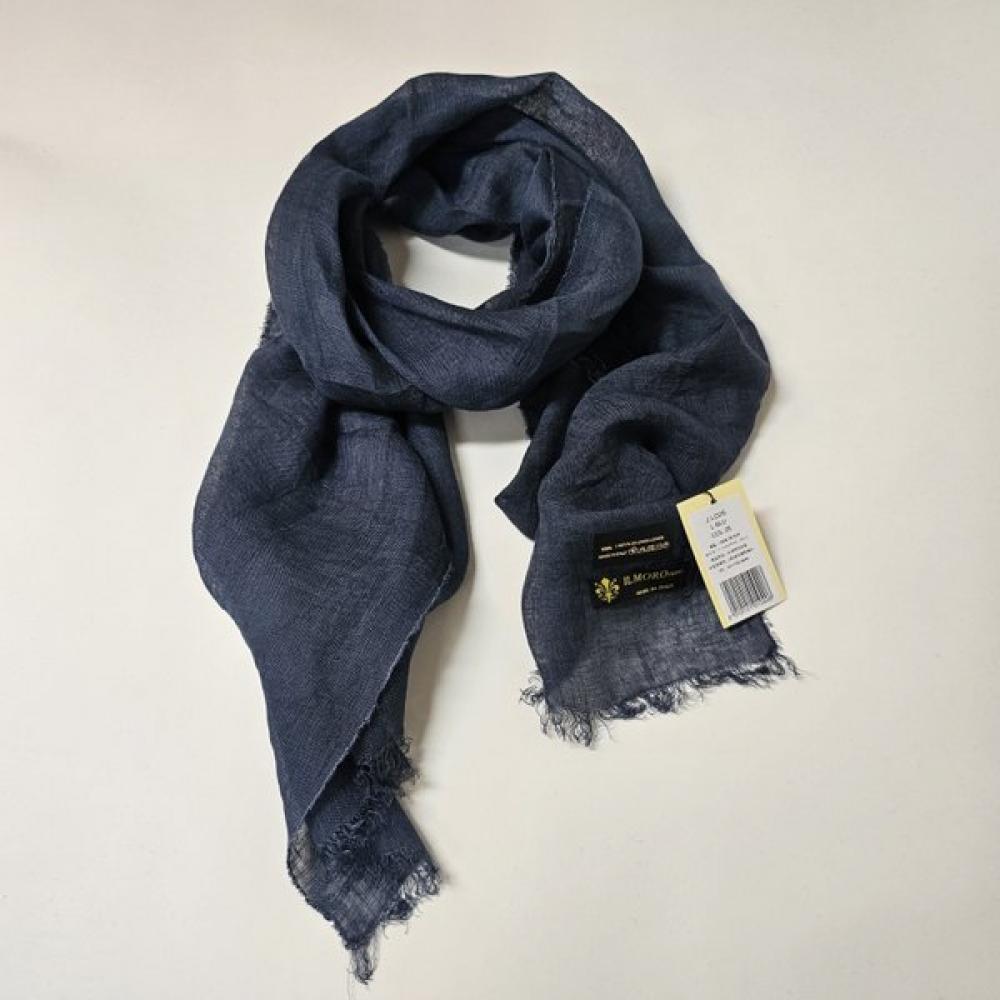 IL Moro Firenze Scarf Linen Lo25 L bLue Single option