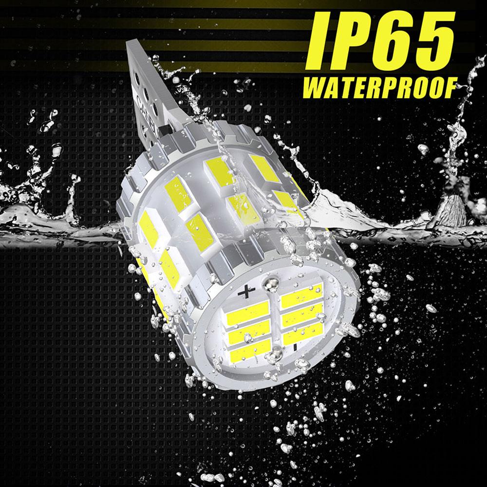 2pcs T10 W5W LED Canbus Bulbs 168 194 3014 SMD Wedge Parking Light License Plate Light Clearance Lights Reading Lamps White