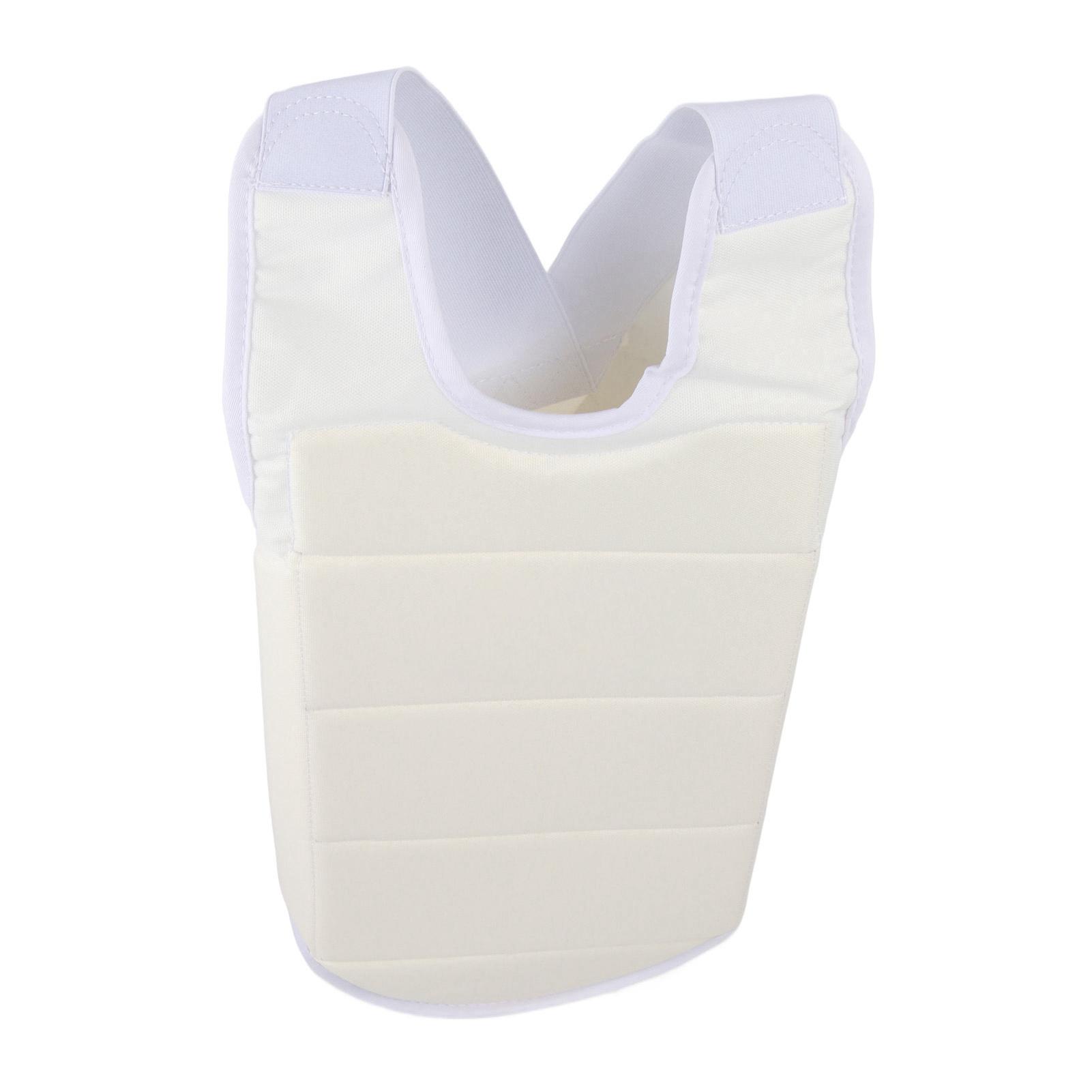 

Унисекс взрослый ребенок тхэквондо каратэ грудная защита жилет бокс каратэ грудь протектор (M) M белый