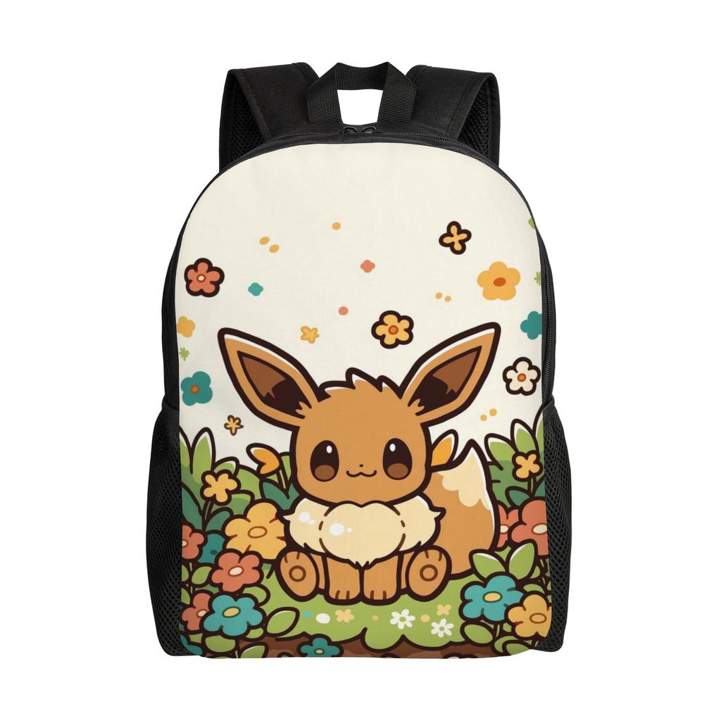 Pokemon Backpack Ita Bag  Mochila Daily Office Work Retro Washable Rucksack