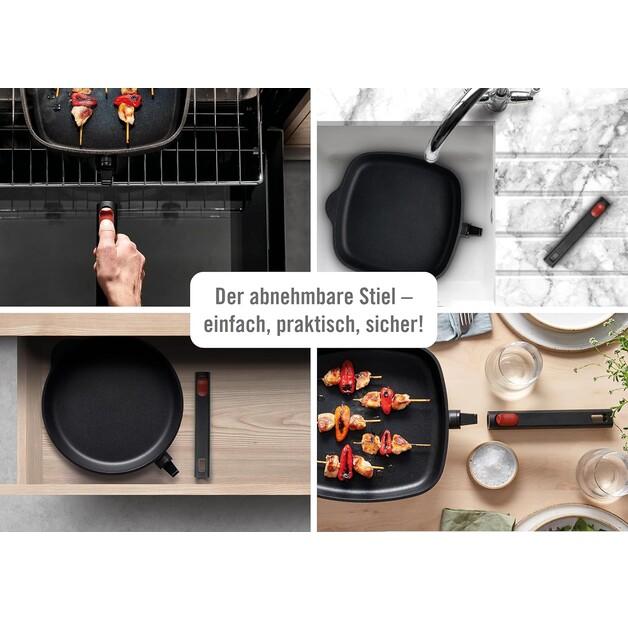 Сковорода Woll Eco Logic QXR чугунная для индукционных плит 28 см со съемной ручкой (1528LCI-Q)