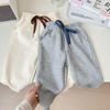 Kinder Herbst- und Winter-Sweathose, lockere und vielseitige lässige Sporthose für Jungen und Mädchen, Baby-Plüsch-Langhose