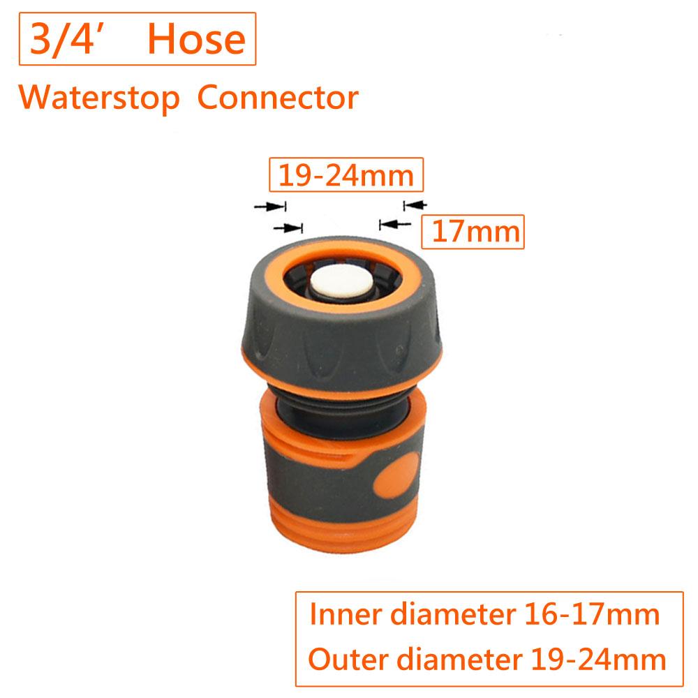 Garden Hose Quick Connector 4/7 8/11 1/2 3/4 1" Stop Water Connector Garden Watering Pipe Coupler Drip Irrigation System Fitting