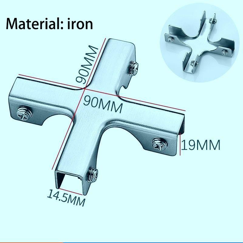 Glasklemmenbeschläge aus Edelstahl 304, rechtwinklige LT-Beschläge, Hardware-Befestigung