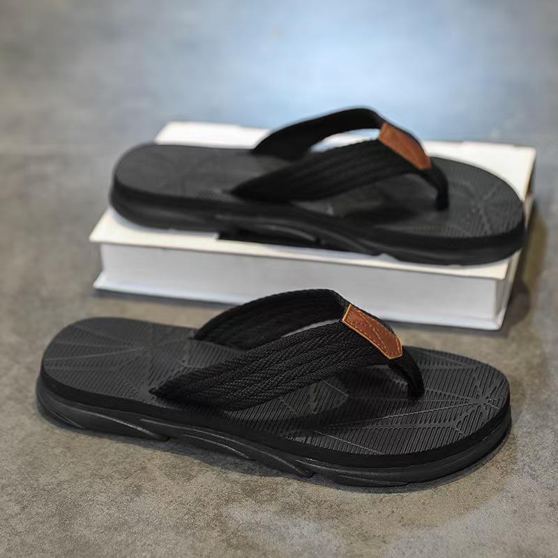 

Men s 2025 High-End Summer Flip-Flops - Casual Beach Slippers with Thick, Squishy Sole and Non-Slip, Wear-Resistant Toe Post. 45-46