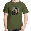 Cool Retro Biker Penguin Classic Graphic T Shirts Fashion T Shirts Cotton Short Sleeve Tshirt High Quality Unisexs Clothes