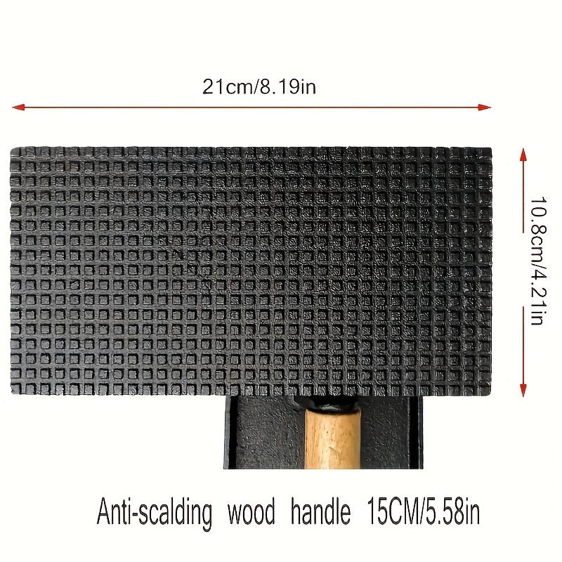 1 Piece of Iron Barbecue Burger Press, Round Cast Iron Barbecue Press