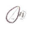 10Mm Lotus Root Pink Girl Round Bead Necklace Female Gentle Temperament Advanced Sense Simple Stacking Naked Chain Necklace
