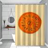 Bilingual French Educational Learn Number Alphabet Solar System Shower Curtain Repellent And Leak-Resistant Mold And Mildew