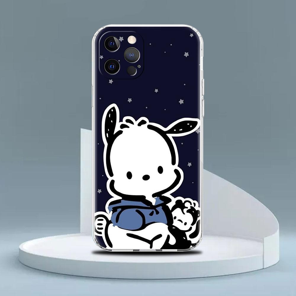 Pachacco Clear Case For Apple iPhone 14 11 13 12 Pro 7 8 Plus XR X XS Max 6 6S 14Pro Silicone Phone Cover