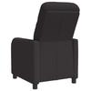 Recliner Chair Black Boucle