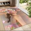 Floral Fantasy Beauty Carpet Rug Soft Washable Antislip Home Living Room Sofa Mats Personalized Christmas Rug
