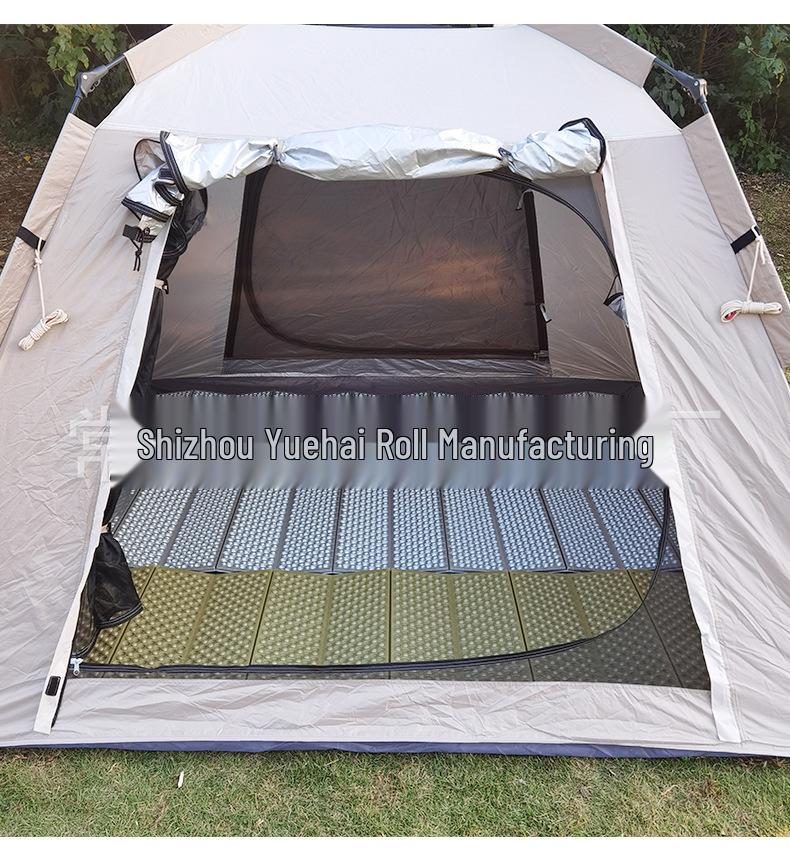 Outdoor Camping Honeycomb Moisture-Proof Sleeping Pad - Single Person Egg Nest Design with Aluminum Film