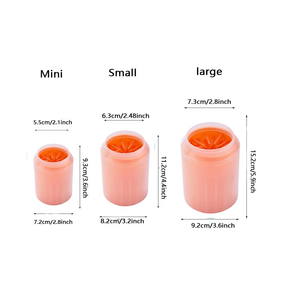 1 pet foot wash cup easily solves the problem of cleaning dogs' feet