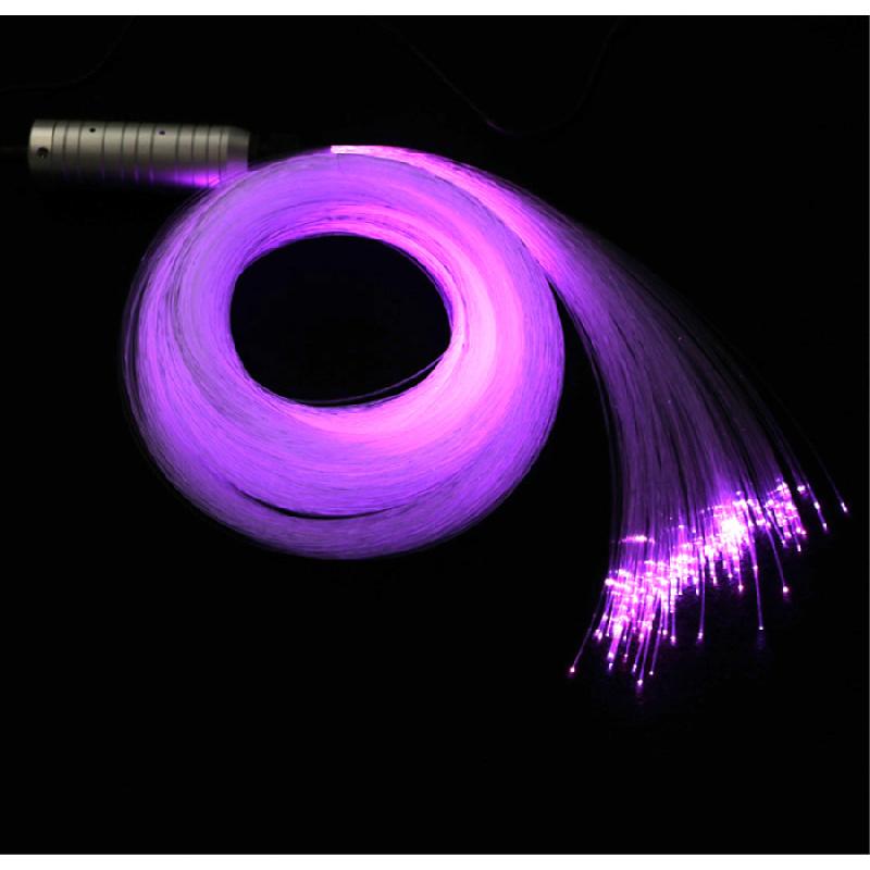 6W Car Rgb Star Light Engine 100 Pcs 2M*0.75Mm Fiber Optic Cable +28 Key Remote