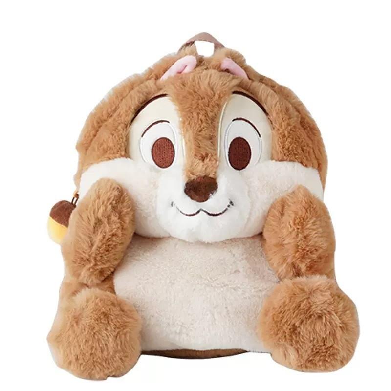 

Lotsohuggin Stitch Bear Plush Backpack Cartoon Bag Adjustable Strap Shoulder хаки