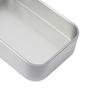 5pcs Metal Rectangular Empty Box Pins Jewelry Crafts Storage Reusable Portable Containers Box Silver