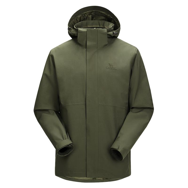 

CAMEL 3-in-1 Waterproof Hiking Jacket with Detachable Fleece Liner L