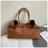 Autumn retro large-capacity suede bag women's 2025 new casual commuter shoulder bag portable tote bag