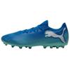 FUTURE 7 PLAY MG Multi Ground Artificial Turf Breathable Soccer Shoes Men's Blue White 107941-01