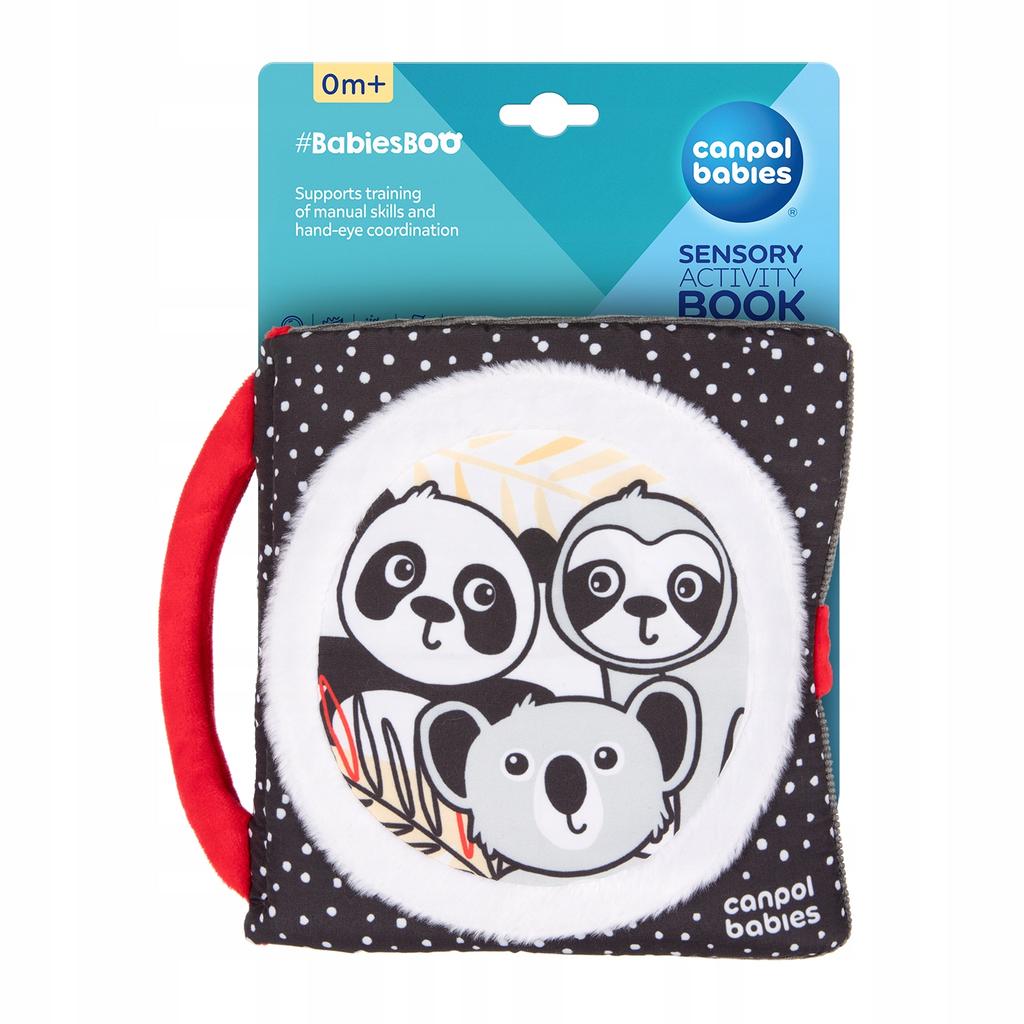 Canpol Babies Large Sensory Manipulation Book Babiesboo Panda