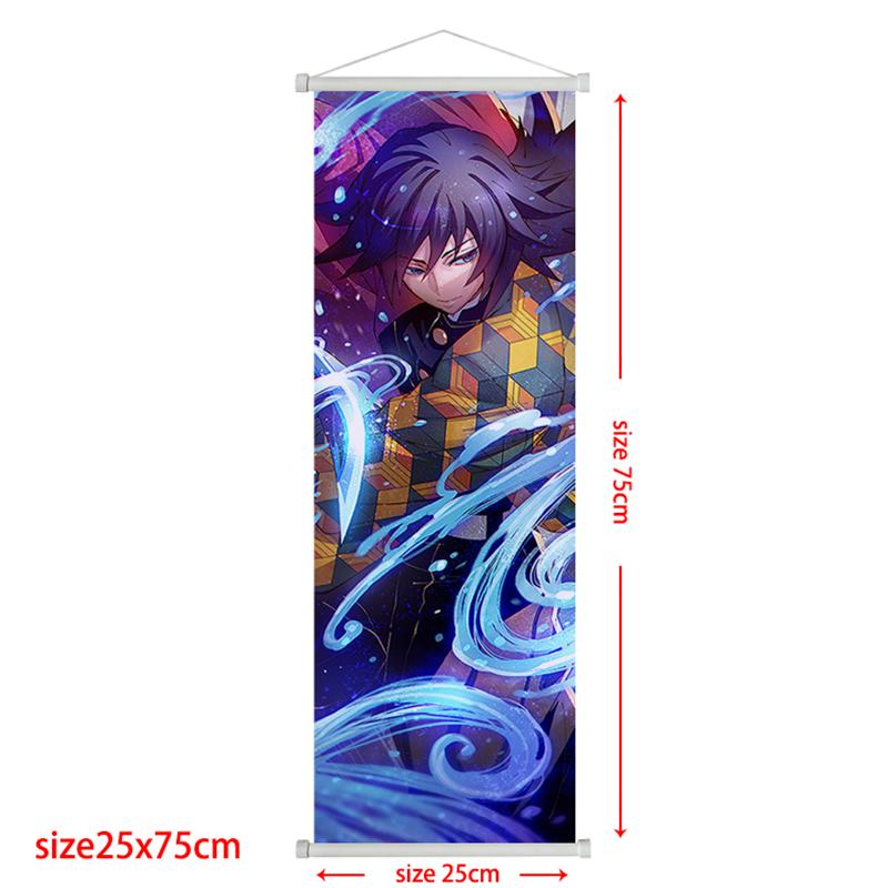 Demon Slayer Scroll Poster Rengoku Kyoujurou Heimdeko Kamado Tanjirou Wohnzimmerdekoration Hängegemälde Kindergeschenk Poster