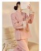 New Chinese Embroidered Wool Coat & Skirt Set - Women's NY027