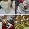 Indiana Jones Idol Goldene Fruchtbarkeitsstatue Fruchtbarkeitsidol Skulptur Mit Auge