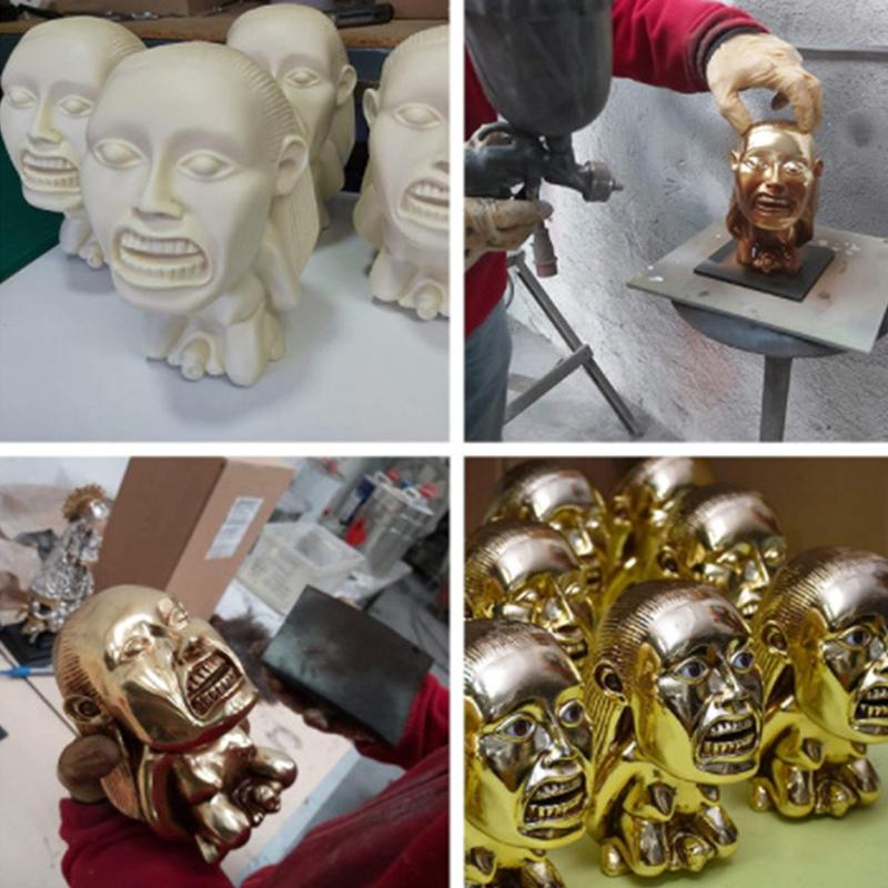 Indiana Jones Idol Goldene Fruchtbarkeitsstatue Fruchtbarkeitsidol Skulptur Mit Auge