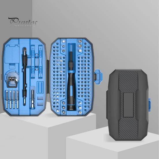 

Набор небольших прецизионных отверток с футляром, легкая портативная магнитная отвертка, компьютер, ноутбук, телефон, набор электронных инструментов для ремонта чёрный